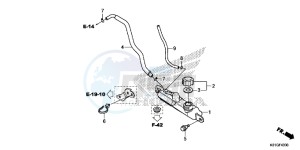 SH125SG SH300A UK - (E) drawing RESERVE TANK