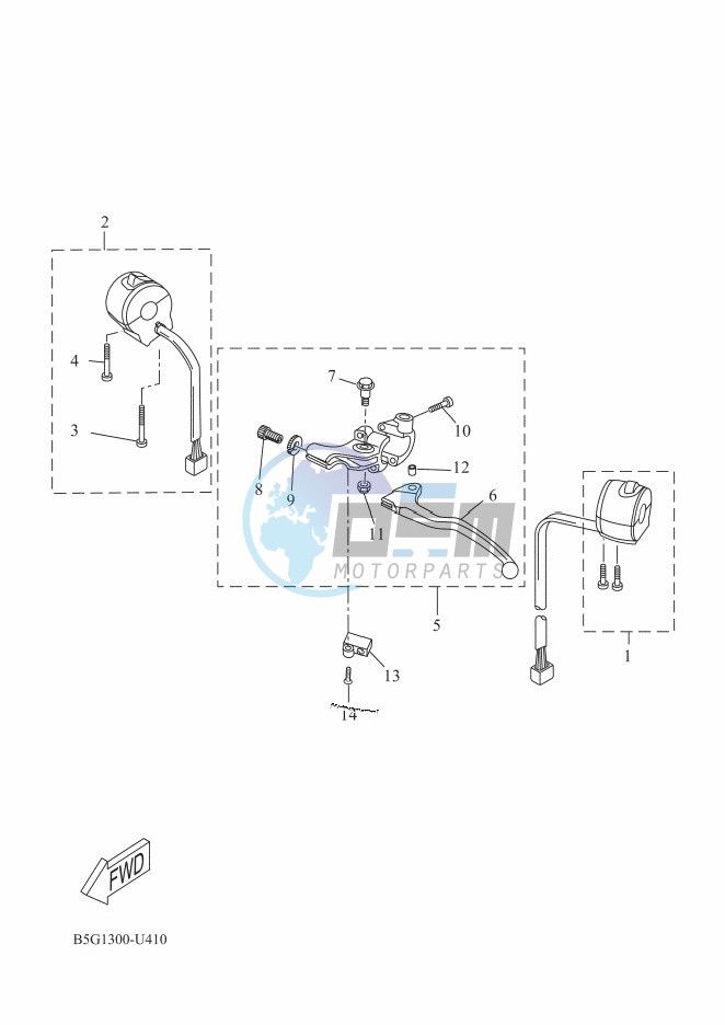 HANDLE SWITCH & LEVER