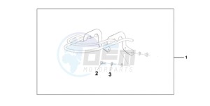 VT750CA9 Australia - (U / ST) drawing FRONT FENDER RAIL