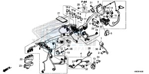 TRX500FA6G TRX500FA Australia - (U) drawing WIRE HARNESS