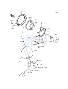 VULCAN 1700 NOMAD ABS VN1700DGF GB XX (EU ME A(FRICA) drawing Headlight(s)