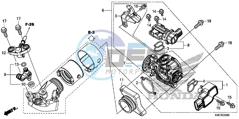 THROTTLE BODY/ FUEL INJECTOR