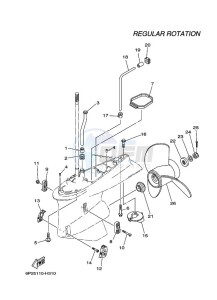 F250TXRH drawing PROPELLER-HOUSING-AND-TRANSMISSION-2