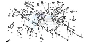 VT1100C3 drawing FRAME BODY