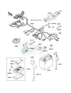 ZZR600 ZX600-E13H GB XX (EU ME A(FRICA) drawing Chassis Electrical Equipment