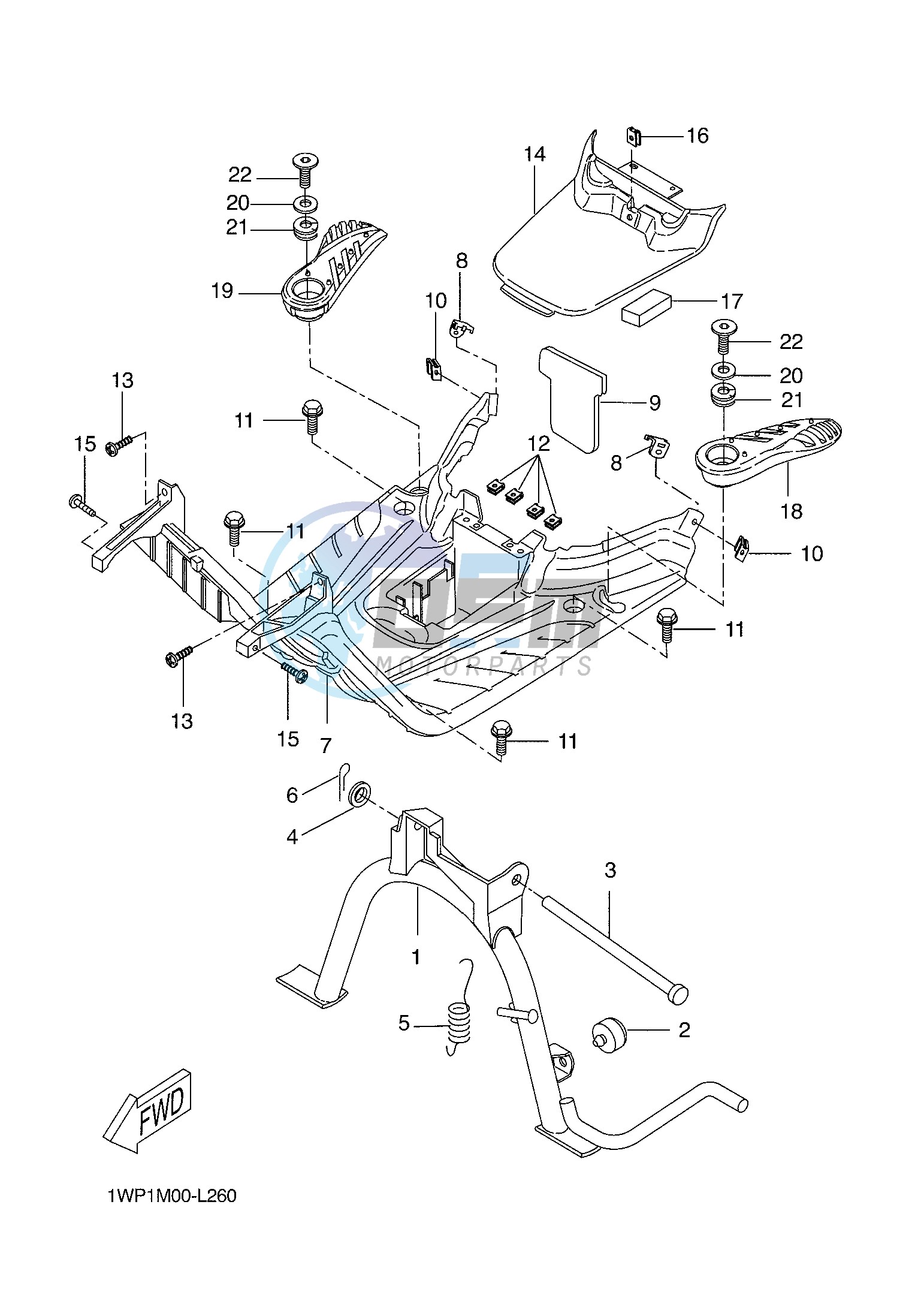 STAND & FOOTREST