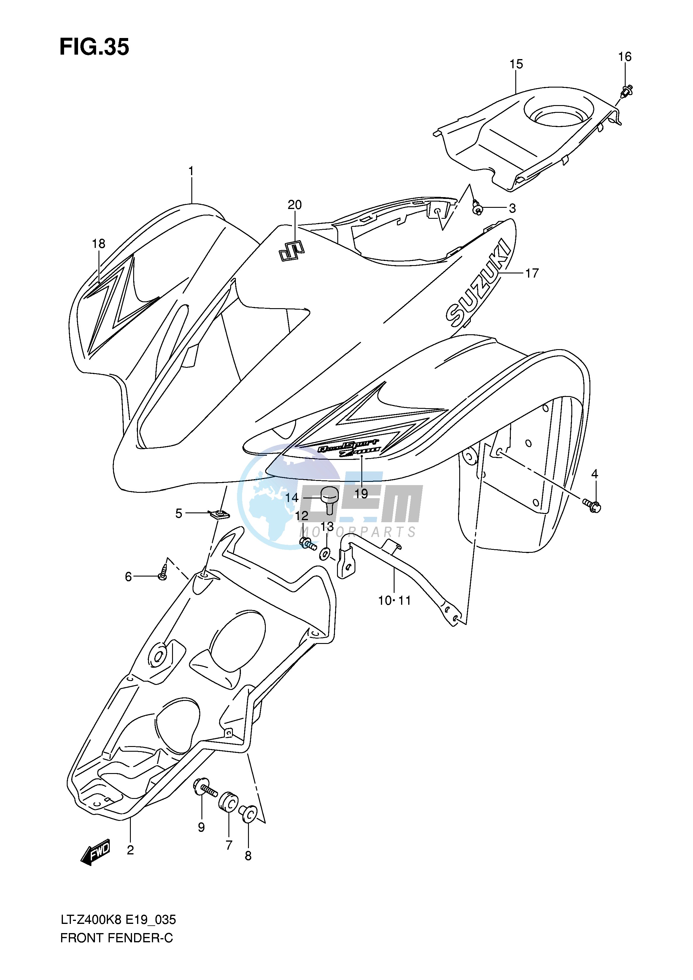 FRONT FENDER