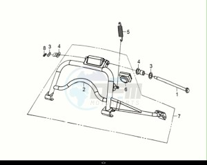 SYMPHONY 50 (XF05W1-IT) (E5) (M1) drawing MAIN STAND