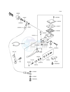 ZR 1100 A [ZR1100 ZEPHYR] (A1-A4) drawing CLUTCH MASTER CYLINDER