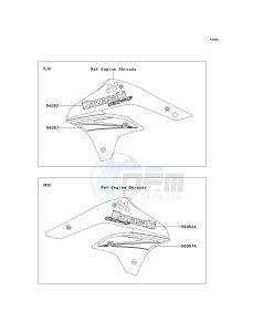 KX 450 D [KX450F] (D6F) D6F drawing DECALS