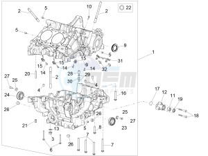 RSV4 1000 RR (APAC) (AUS, CP, NZ) drawing Crankcases I