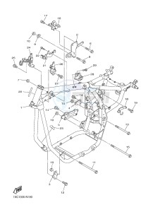 XVS950CU XVS950 ABS (1XC2) drawing FRAME