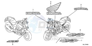 NC750XDE NC750XD Europe Direct - (ED) drawing MARK