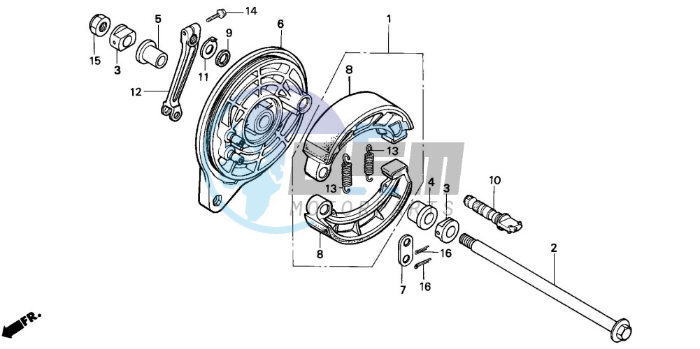 REAR BRAKE PANEL