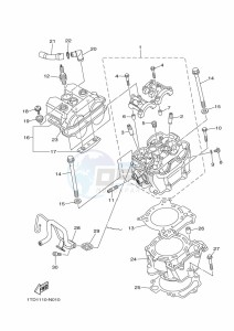 YFZ450R (BW2V) drawing CYLINDER