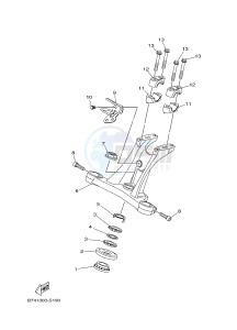 YP125RA X-MAX 125 ABS POLICE BELGIUM drawing STEERING