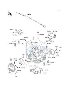 KVF 300 [PRAIRIE 300] (B1-B4) [PRAIRIE 300] drawing CYLINDER HEAD