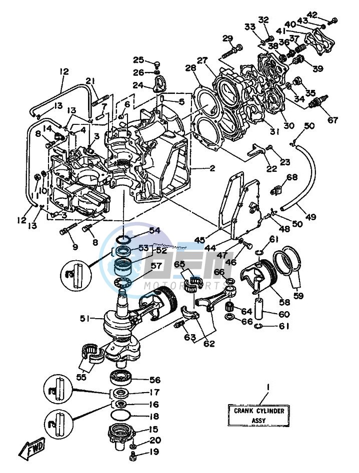 CYLINDER--CRANKCASE