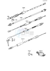 KDX 175 A [KDX175] (A2-A3) [KDX175] drawing CABLES -- 81-82 A2_A3- -