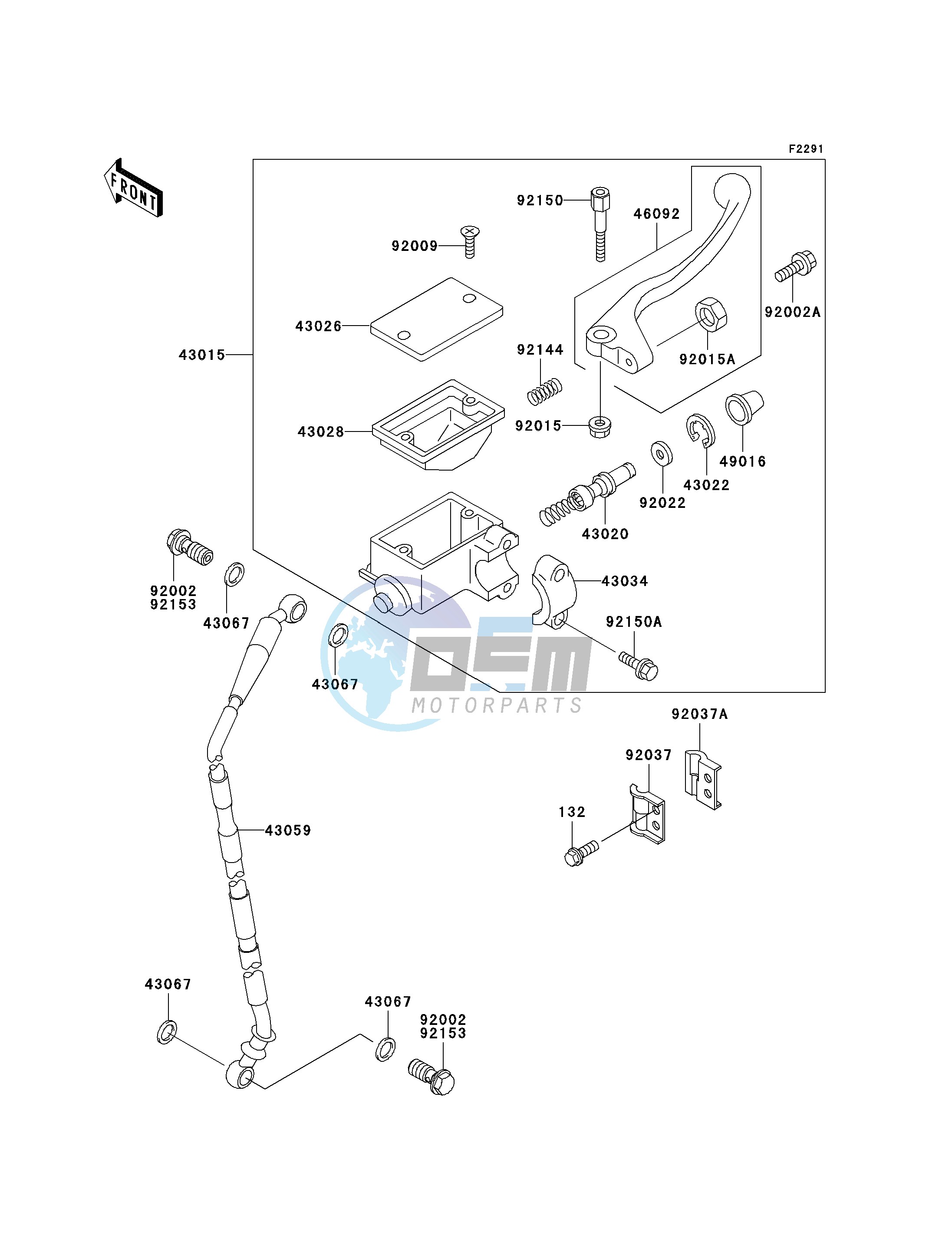 FRONT MASTER CYLINDER