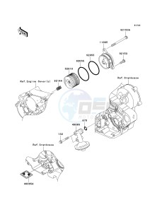 KX 450 D [KX450F] (D7F) D7F drawing OIL FILTER