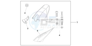 CBR1000RR9 Korea - (KO / MK) drawing HUGGER REPSOL REPLICA