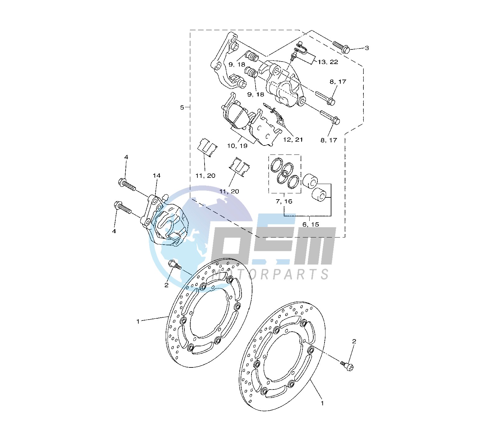 FRONT BRAKE CALIPER