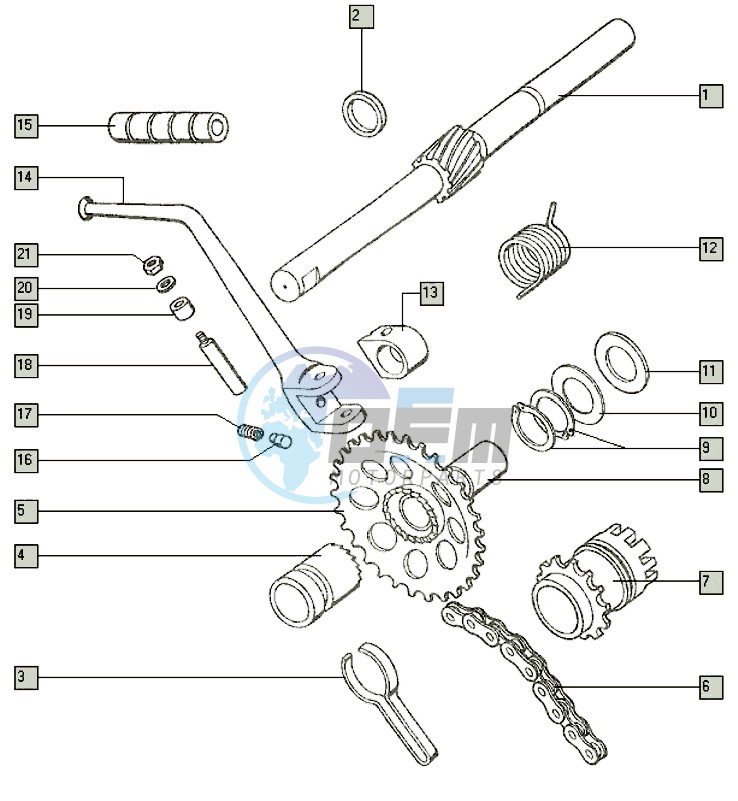 Starter mechanism