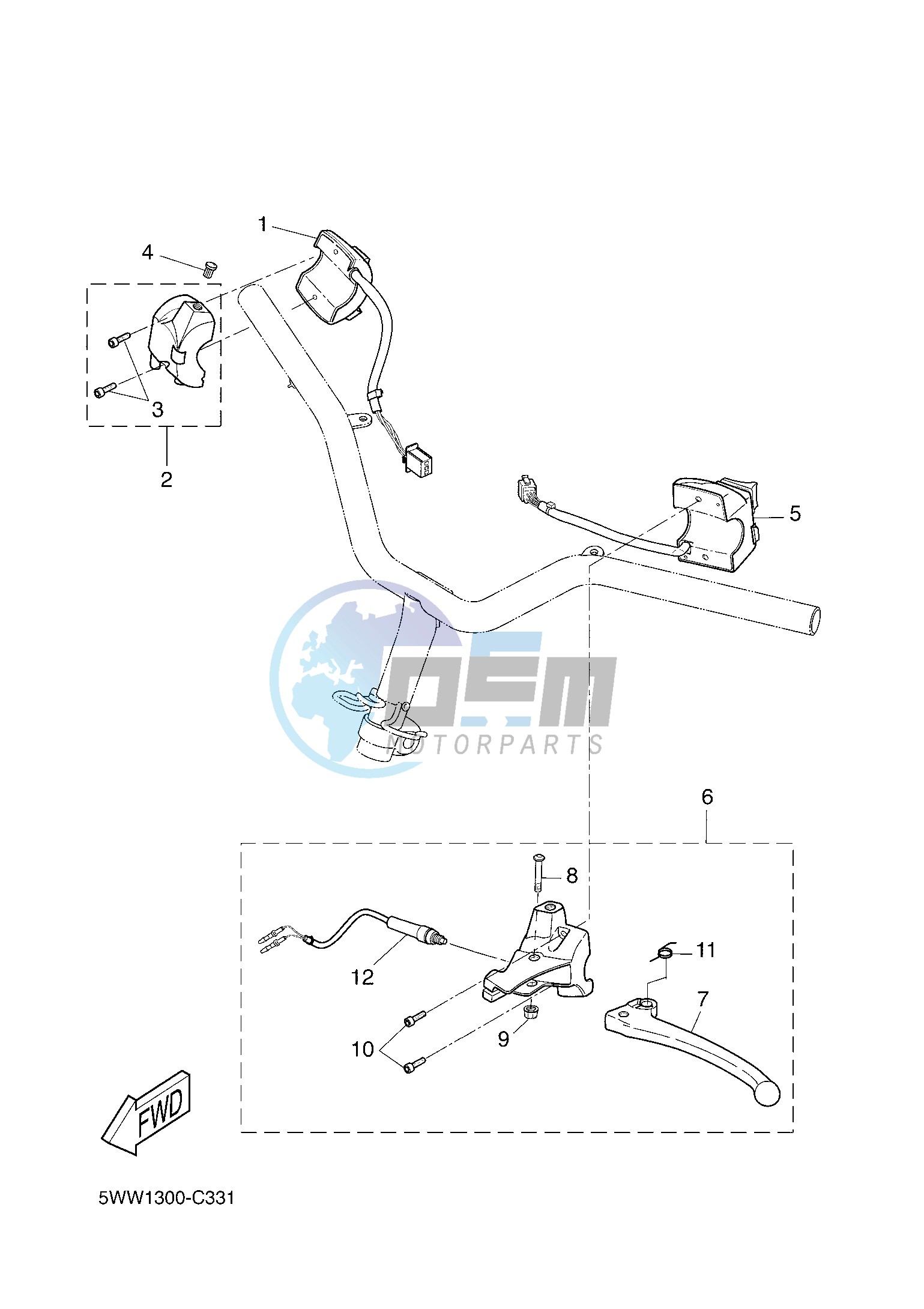 HANDLE SWITCH & LEVER