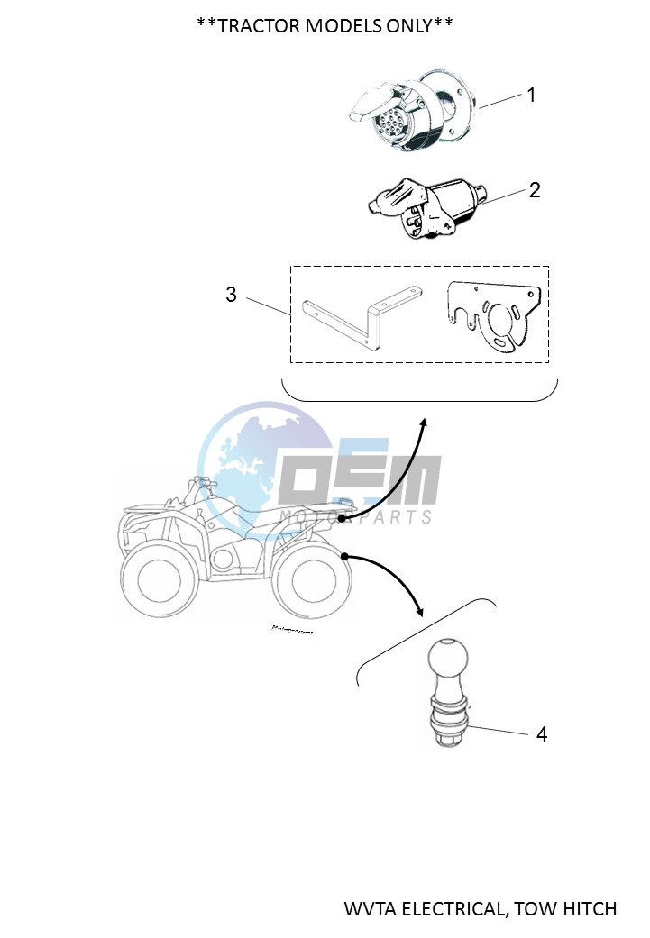 WVTA ELECTRICAL, TOW HITCH