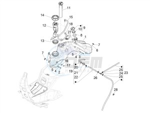 GTV 300 HPE SEI GIORNI IE E4 ABS (EMEA) drawing Fuel tank