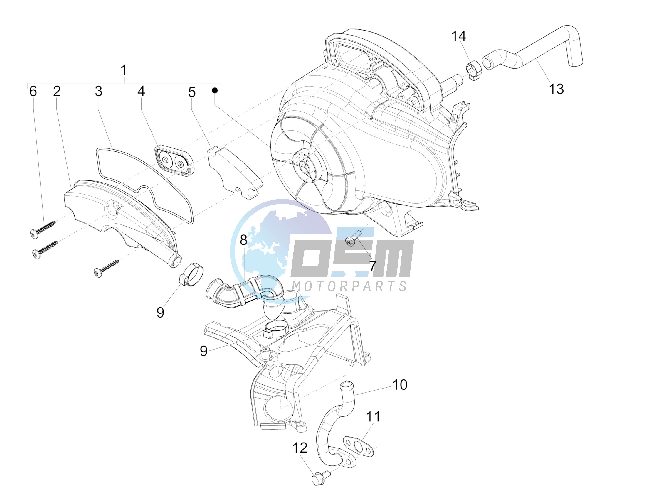 Secondary air box