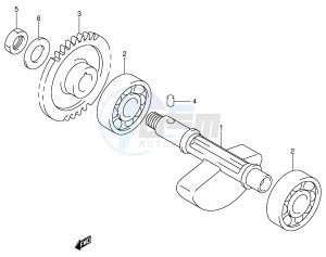 DR-Z400 (E1) drawing CRANK BALANCER