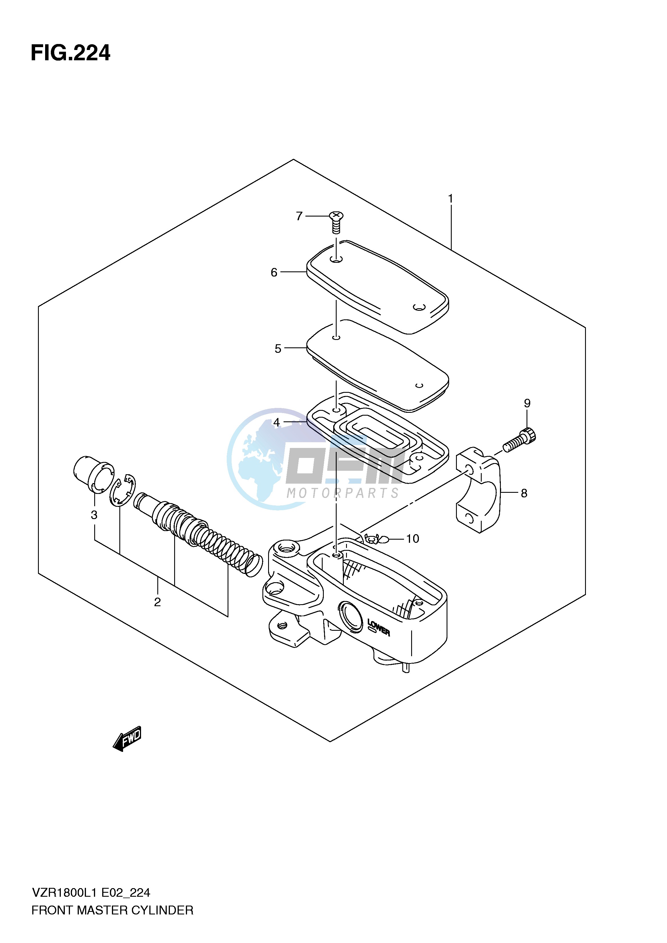 FRONT MASTER CYLINDER (VZR1800L1 E19)