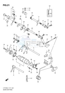 LT-F250 (E17) drawing GEAR SHIFTING (LT-F250L1 E24)