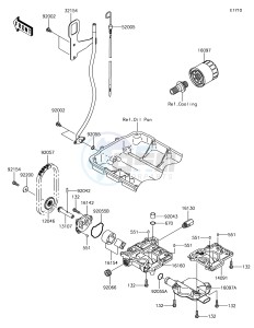 JET SKI ULTRA LX JT1500KJF EU drawing Oil Pump