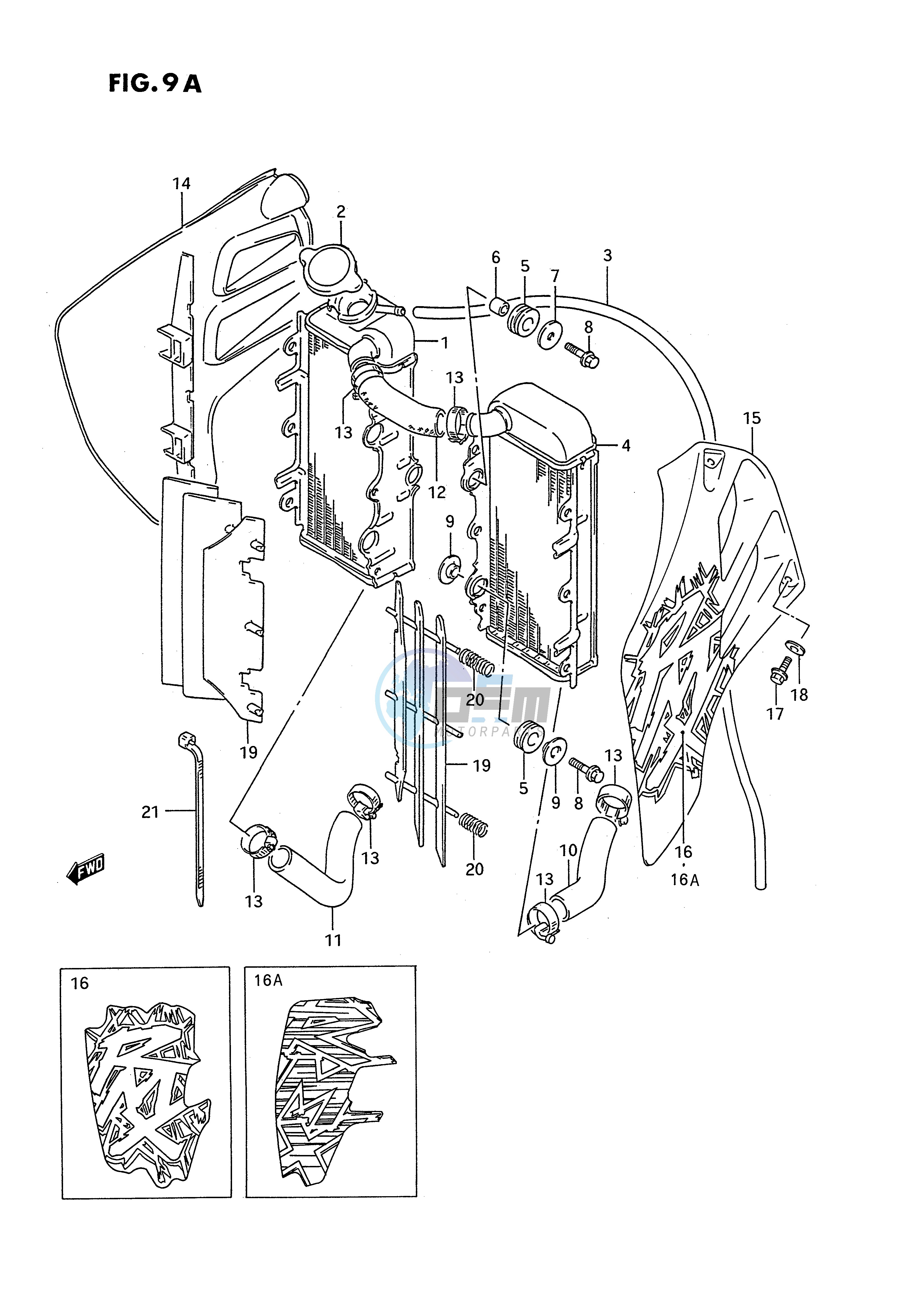 RADIATOR (MODEL R S T)