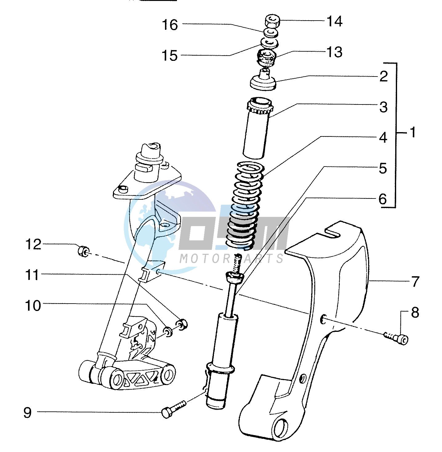 Shock absorber cover