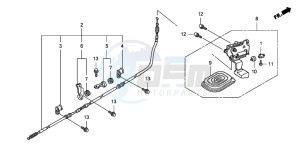 FJS600A 400 SILVER WING drawing PARKING BRAKE