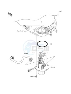 NINJA ZX-10R ZX1000D6F FR GB XX (EU ME A(FRICA) drawing Fuel Pump