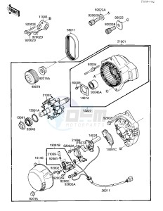 ZX 750 F [NINJA 750R] (F1-F3) [NINJA 750R] drawing GENERATOR