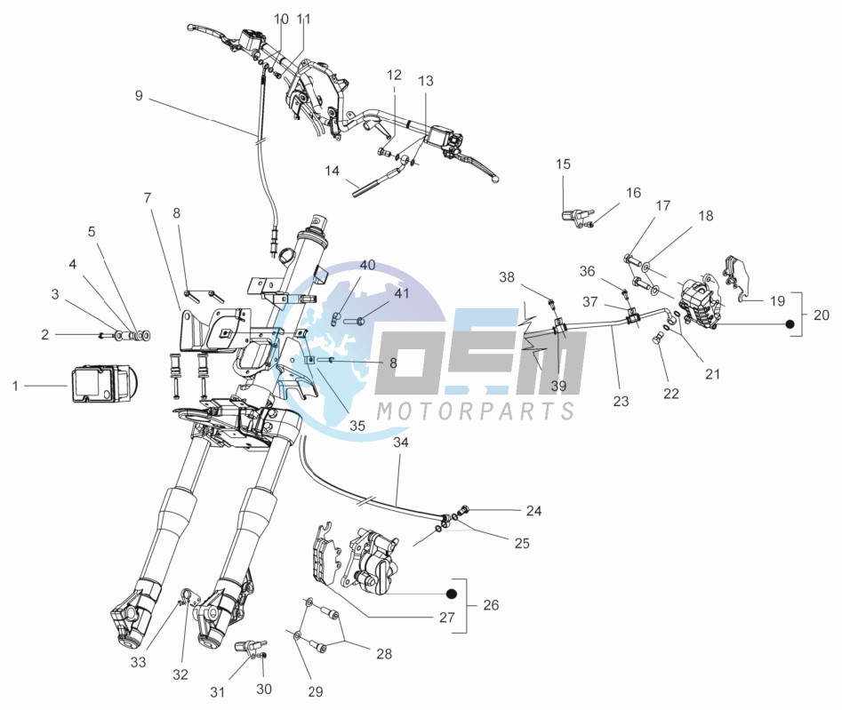 Brakes pipes - Calipers (ABS)