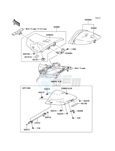 Z750 ZR750J6F FR GB XX (EU ME A(FRICA) drawing Seat