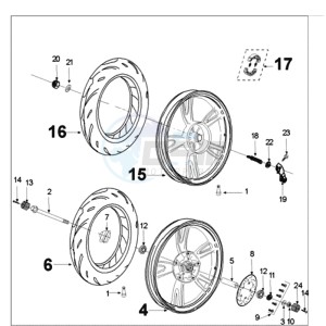 TWEET 50 A drawing WHEELS