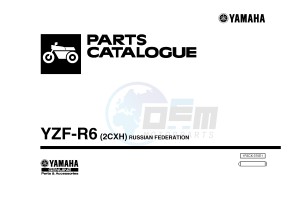 YZF-R6 600 R6 (2CXH) drawing .1-Front-Page