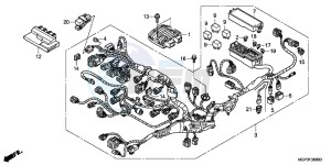 CBR1000RRC drawing WIRE HARNESS (CBR1000RR/S)