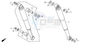 C50SW drawing REAR CUSHION