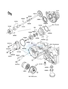 Z1000 ZR1000A6F FR GB XX (EU ME A(FRICA) drawing Oil Pump