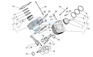 Norge 1200 IE 8V Polizia Stradale drawing Drive shaft - Cylinder