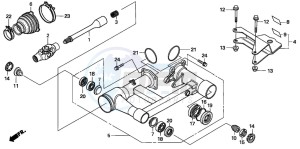 TRX250TE FOURTRAX ES drawing SWINGARM